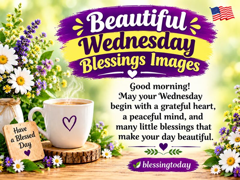 Beautiful Wednesday Blessings Images