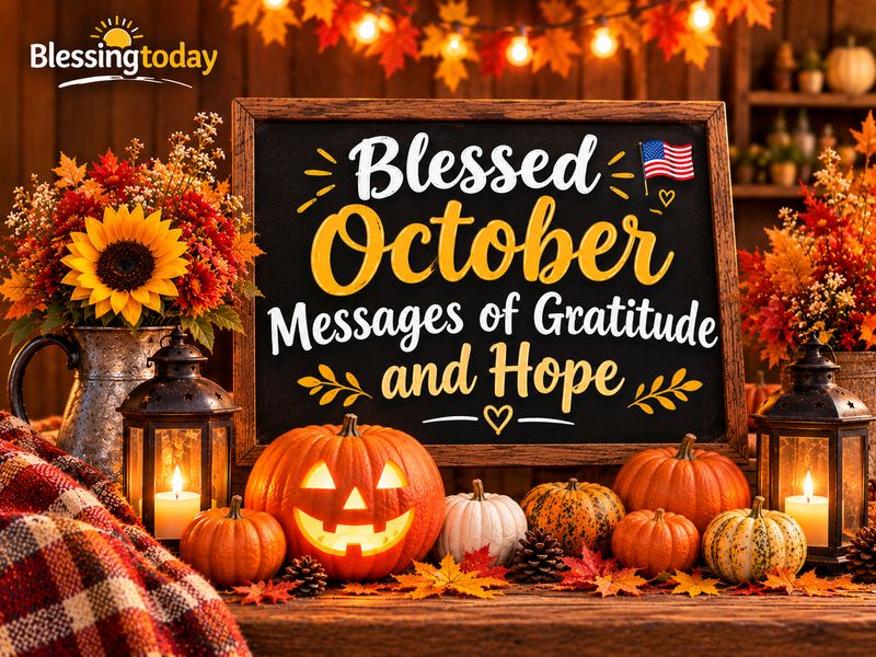 Blessed October Messages of Gratitude and Hope
