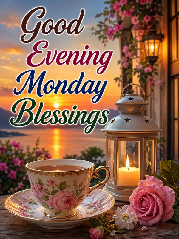 Good Evening Monday Blessings
