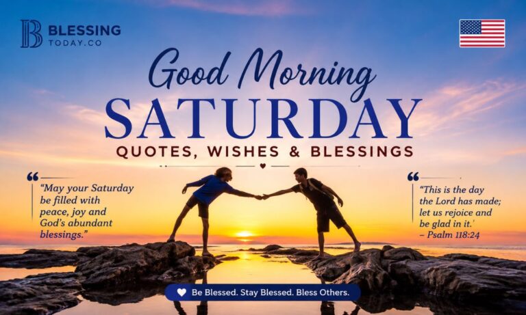 Good Morning Saturday Quotes, Wishes & Blessings