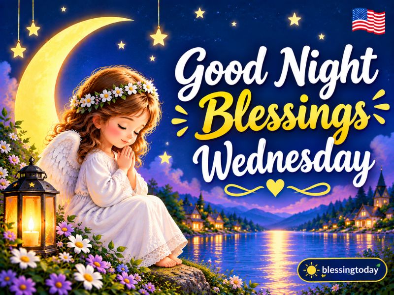 Good Night Blessings Wednesday