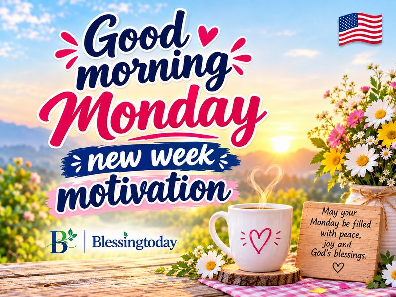 Good morning Monday new week motivation