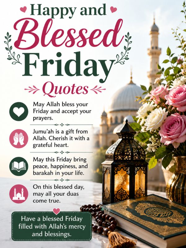 Happy and Blessed Friday Quotes
