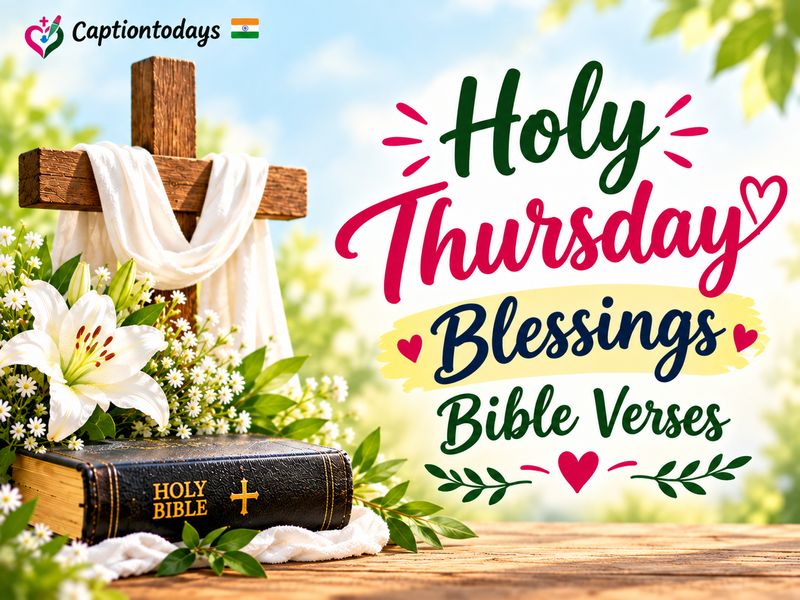 “ Holy thursday blessings bible verses