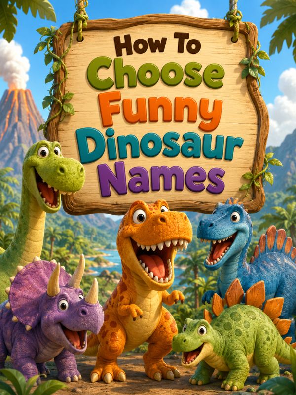 How To Choose Funny Dinosaur Names