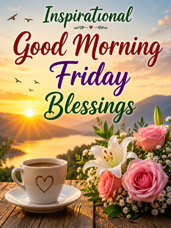 Inspirational Good Morning Friday Blessings