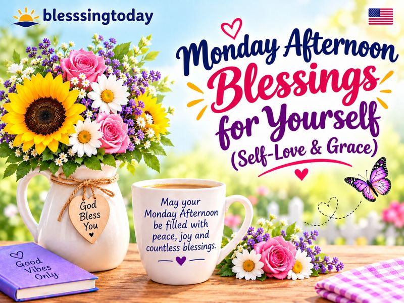 Monday Afternoon Blessings for Yourself (Self-Love & Grace)