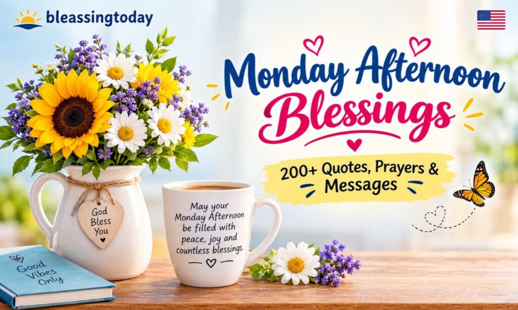_ Monday Afternoon Blessings_ 200+ Quotes, Prayers & Messages