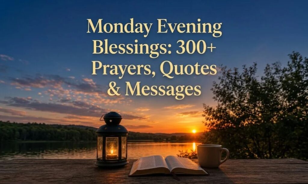 Monday Evening Blessings_ 300+ Prayers, Quotes & Messages