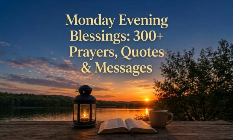 Monday Evening Blessings_ 300+ Prayers, Quotes & Messages