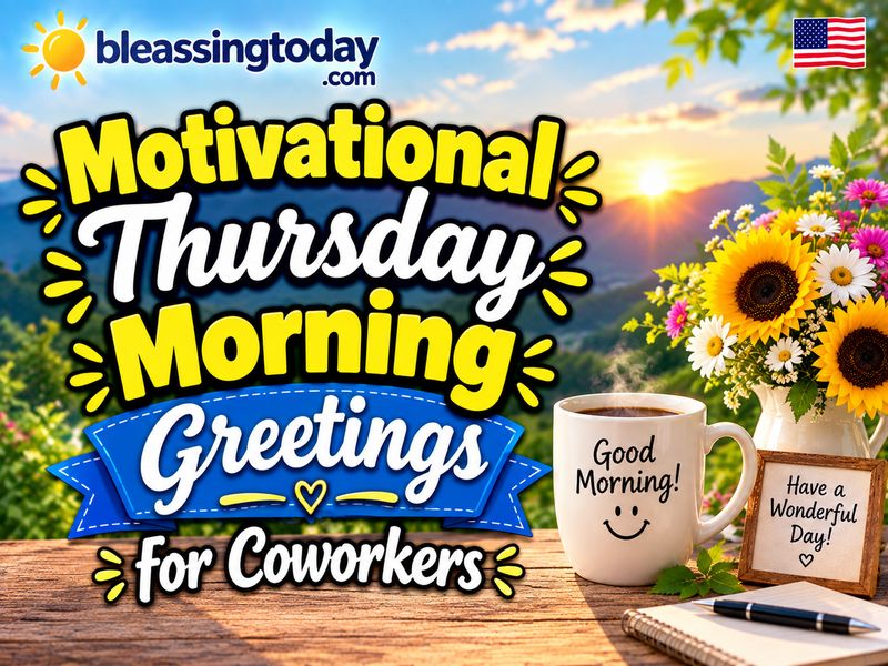 Motivational Thursday Morning Greetings for Coworkers