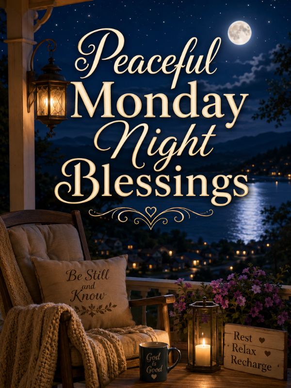 Good Evening Monday Blessings