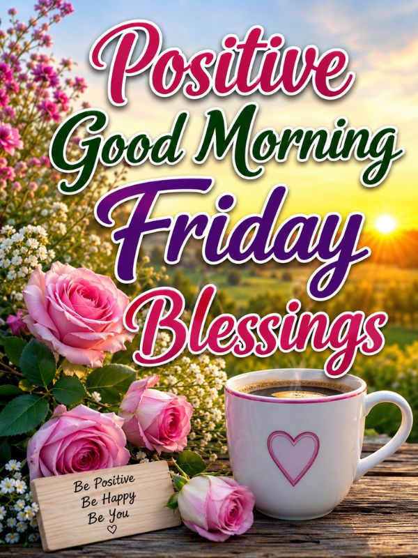 Positive Good Morning Friday Blessings
