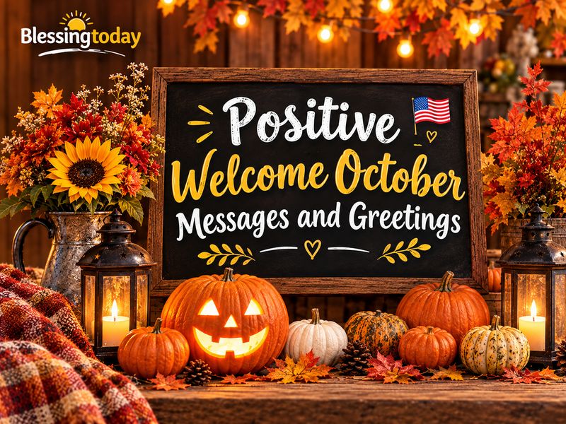 Positive Welcome October Messages and Greetings