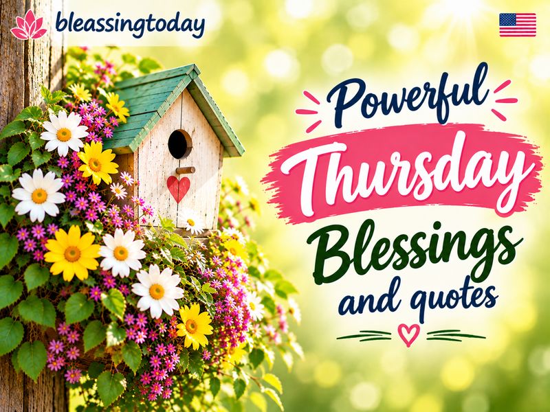 Powerful Thursday Blessings and quotes