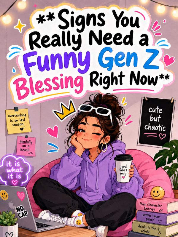 Signs You Really Need a Funny Gen Z Blessing Right Now