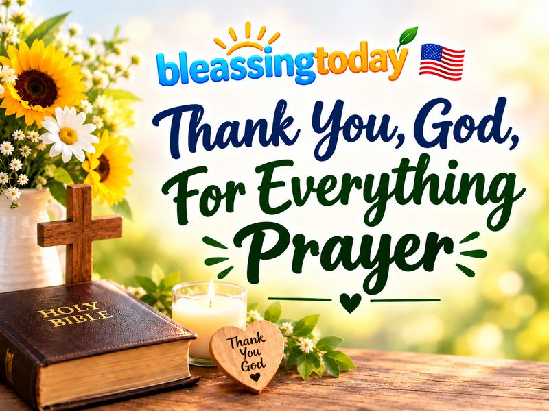Thank You, God, For Everything Prayer