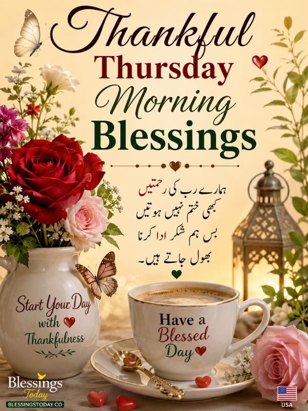 Thankful Thursday Morning Blessings