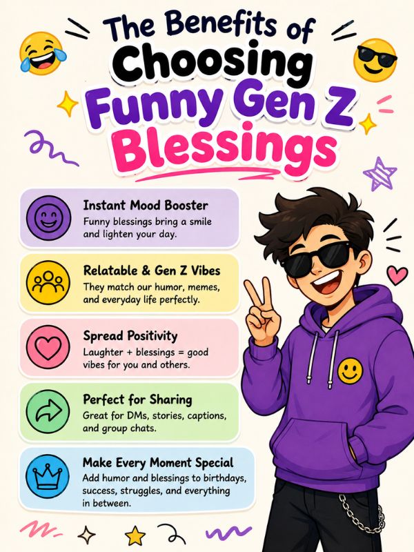 The Benefits of Choosing Funny Gen Z Blessings