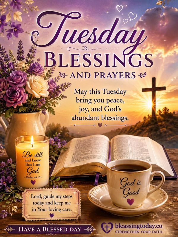 Tuesday Blessings and Prayers GIF Images