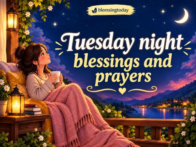 Tuesday night blessings and prayers
