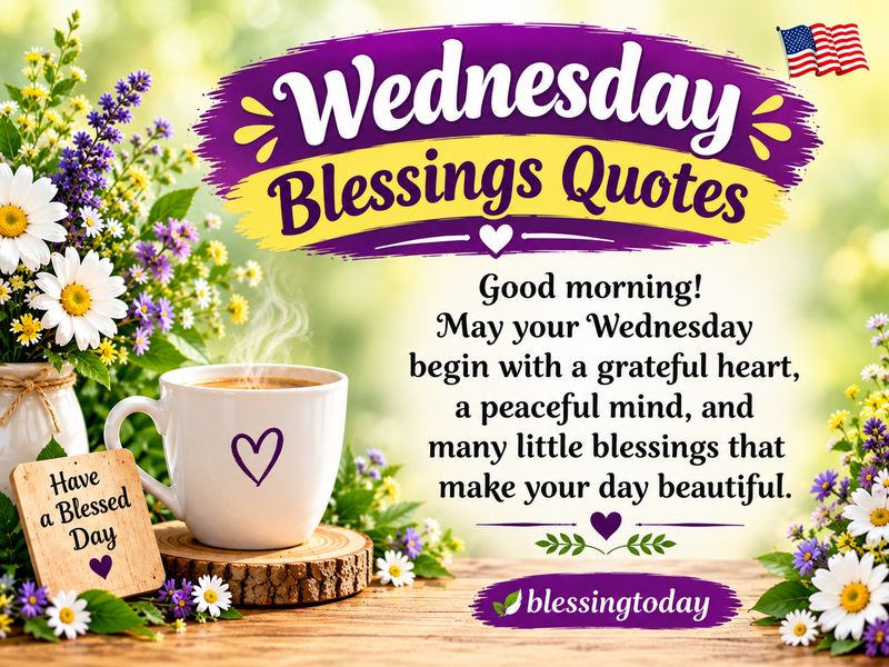 Wednesday Blessings Quotes