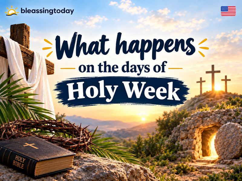 What happens on the days of Holy Week