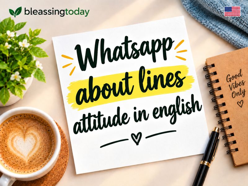 _Whatsapp about lines attitude in english