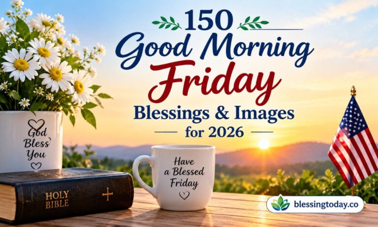 150 Good Morning Friday Blessings & Images for 2026