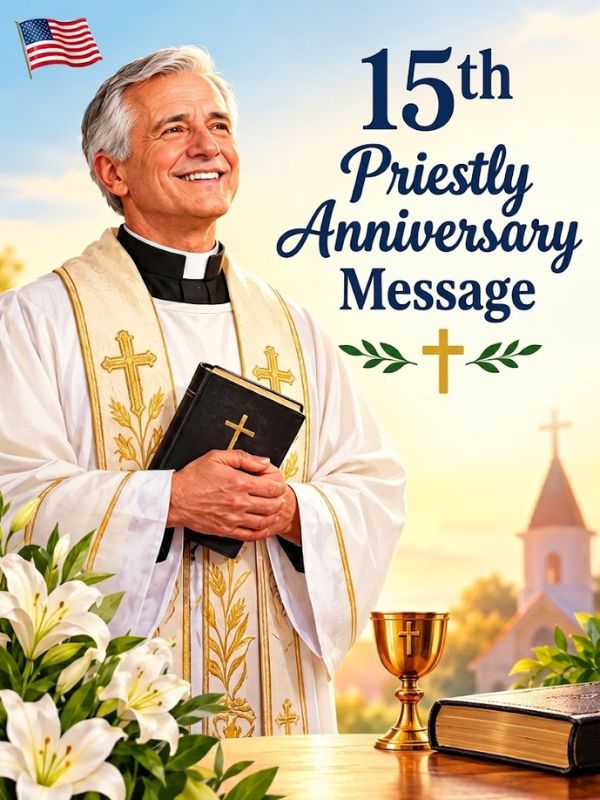 15th Priestly Anniversary Message