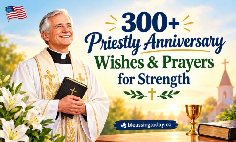 300+ Priestly Anniversary Wishes & Prayers for Strength