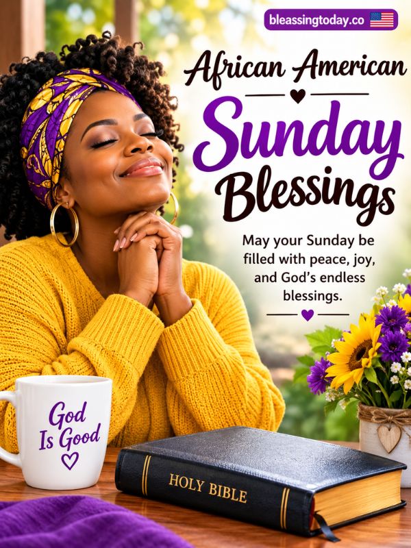 African American Sunday Blessings GIF