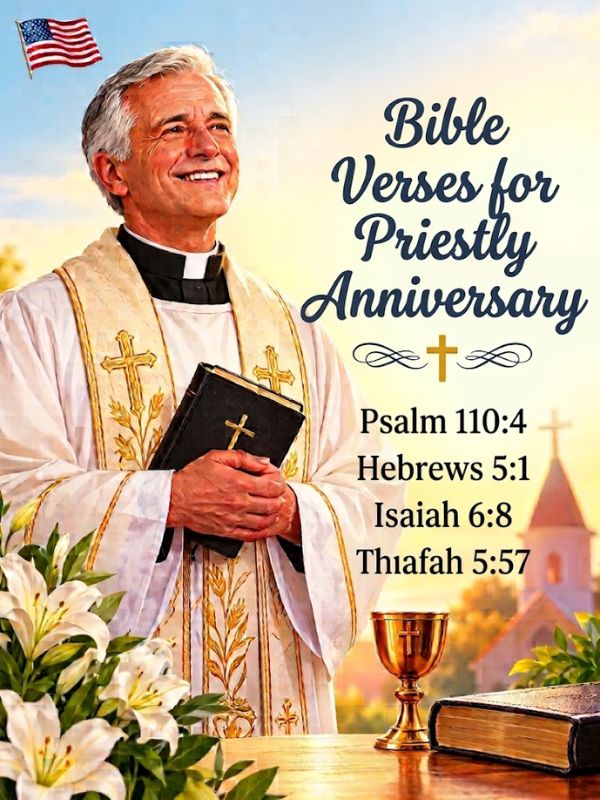 Bible Verses for Priestly Anniversary