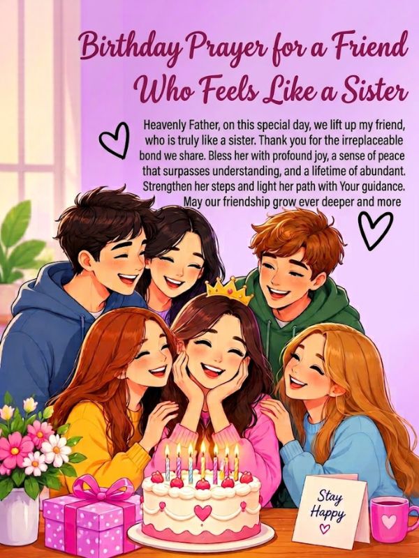 Birthday Prayer for a Friend Who Feels Like a Sister