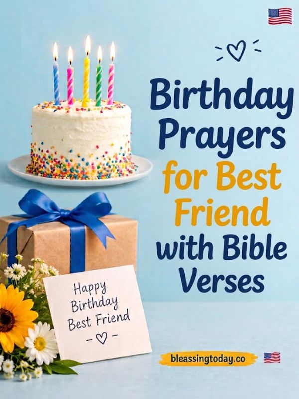 Birthday Prayers for Best Friend with Bible Verses