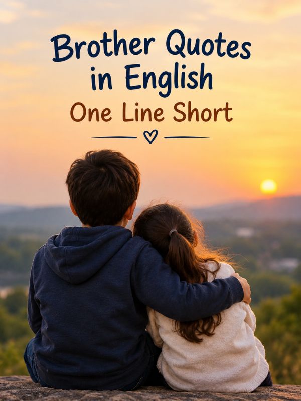 Brother Quotes in English One Line Short