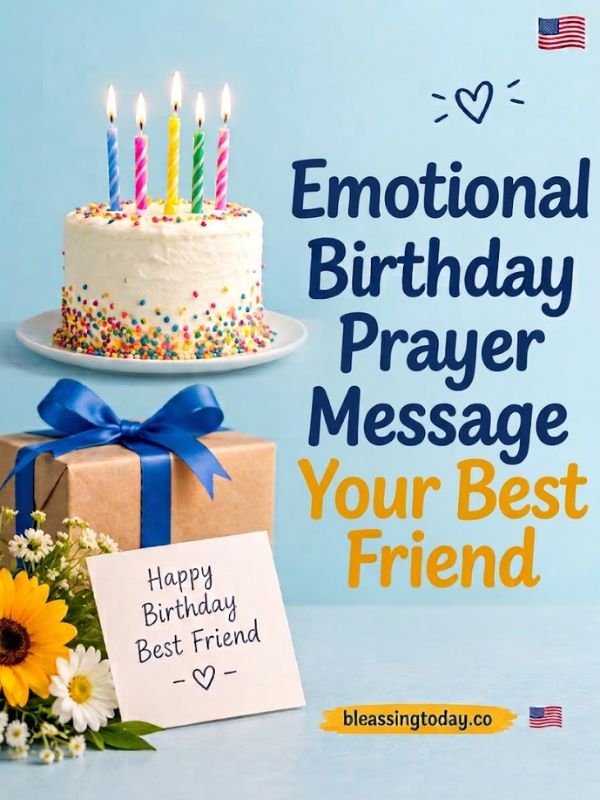 Emotional Birthday Prayer Message for Your Best Friend