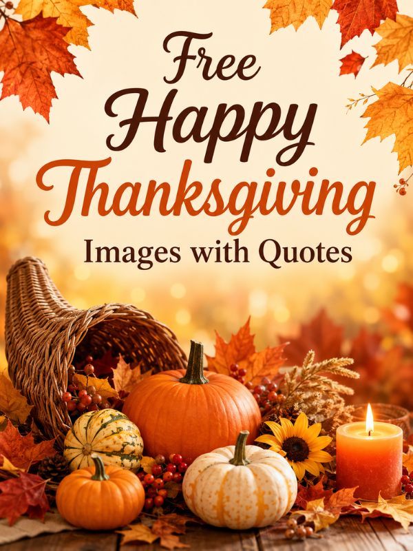 Free Happy Thanksgiving Images with Quotes