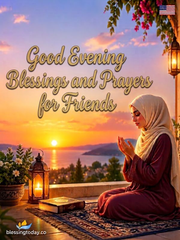 Good Evening Blessings and Prayers for Friends