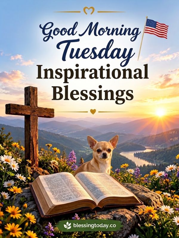 Good Morning Tuesday Inspirational Blessings