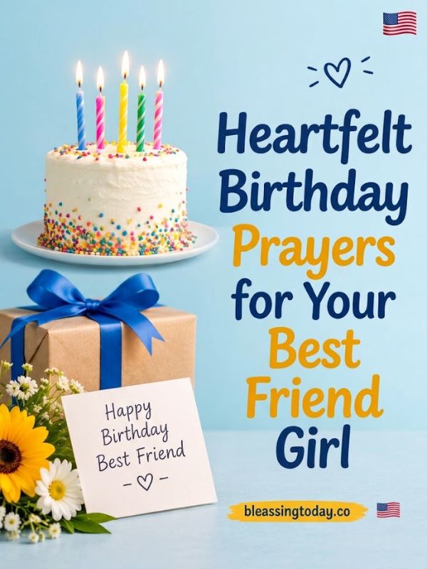 Heartfelt Birthday Prayers for Your Best Friend Girl