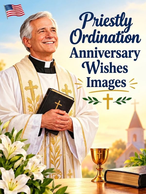 Priestly Ordination Anniversary Wishes Images