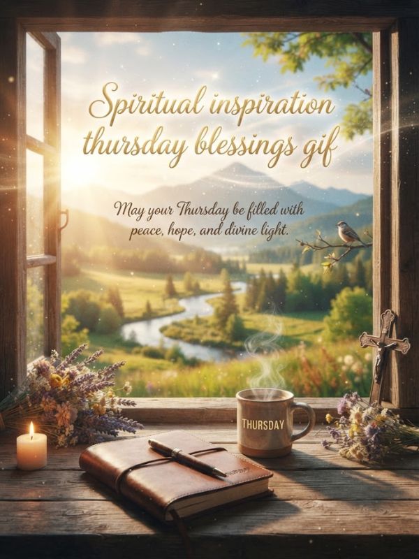 Spiritual inspiration thursday blessings gif