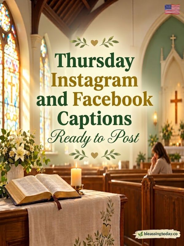 Thursday Instagram and Facebook Captions Ready to Post