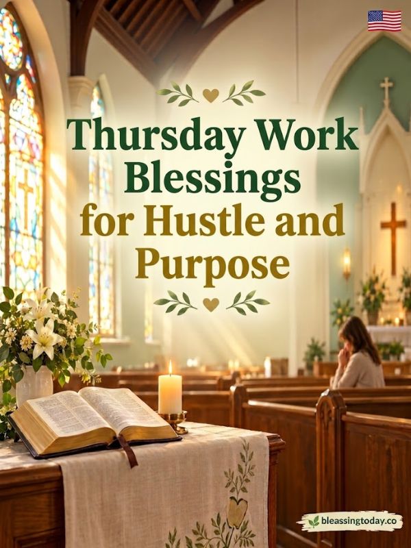 Thursday Work Blessings for Hustle and Purpose