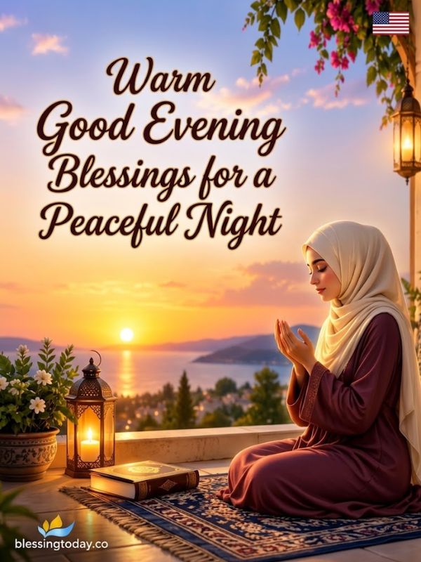 Warm Good Evening Blessings for a Peaceful Night
